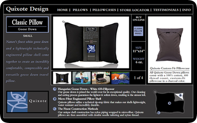 Quixote Design - Travel Pillows Quixote Design